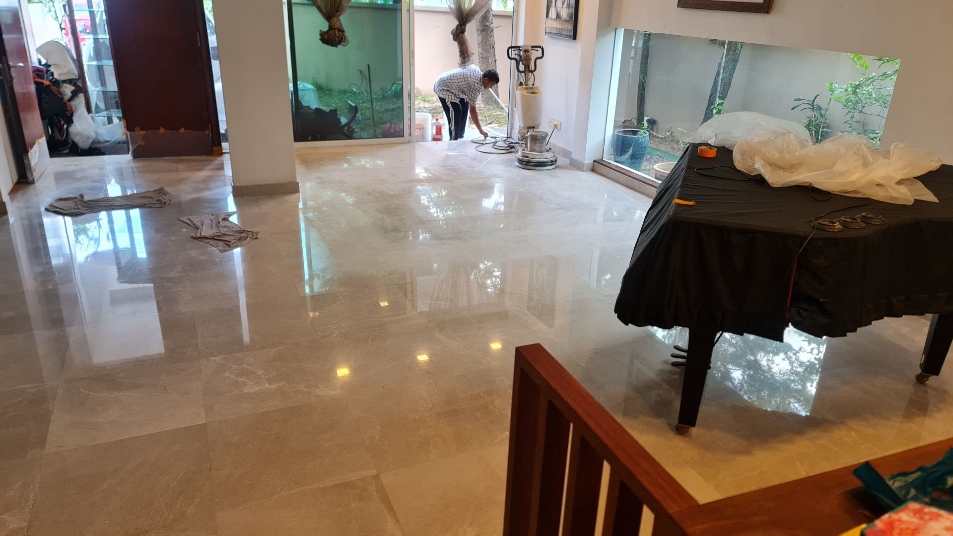 Marble Floor Polishing