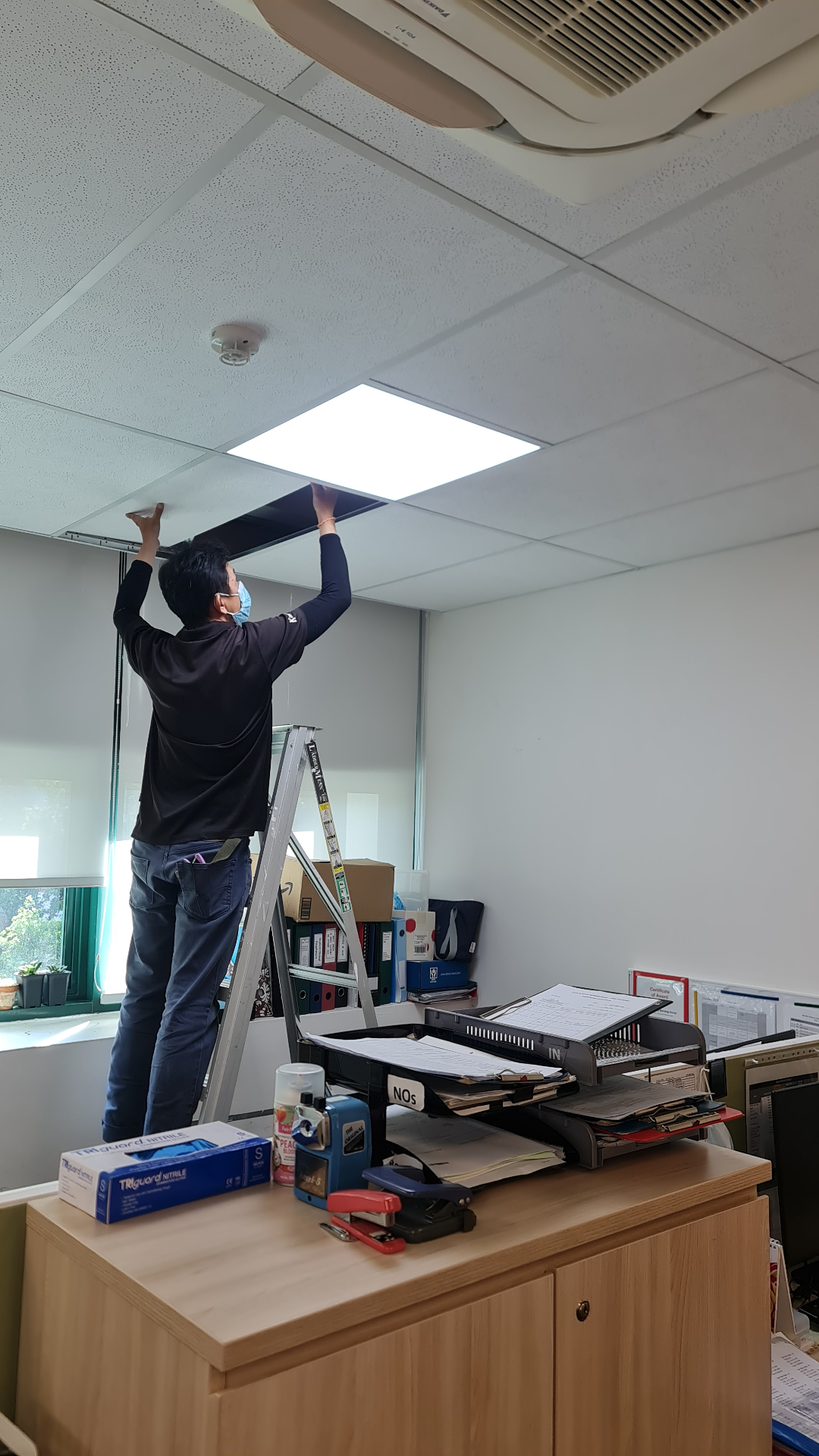 Office Ceiling & Lighting Works
